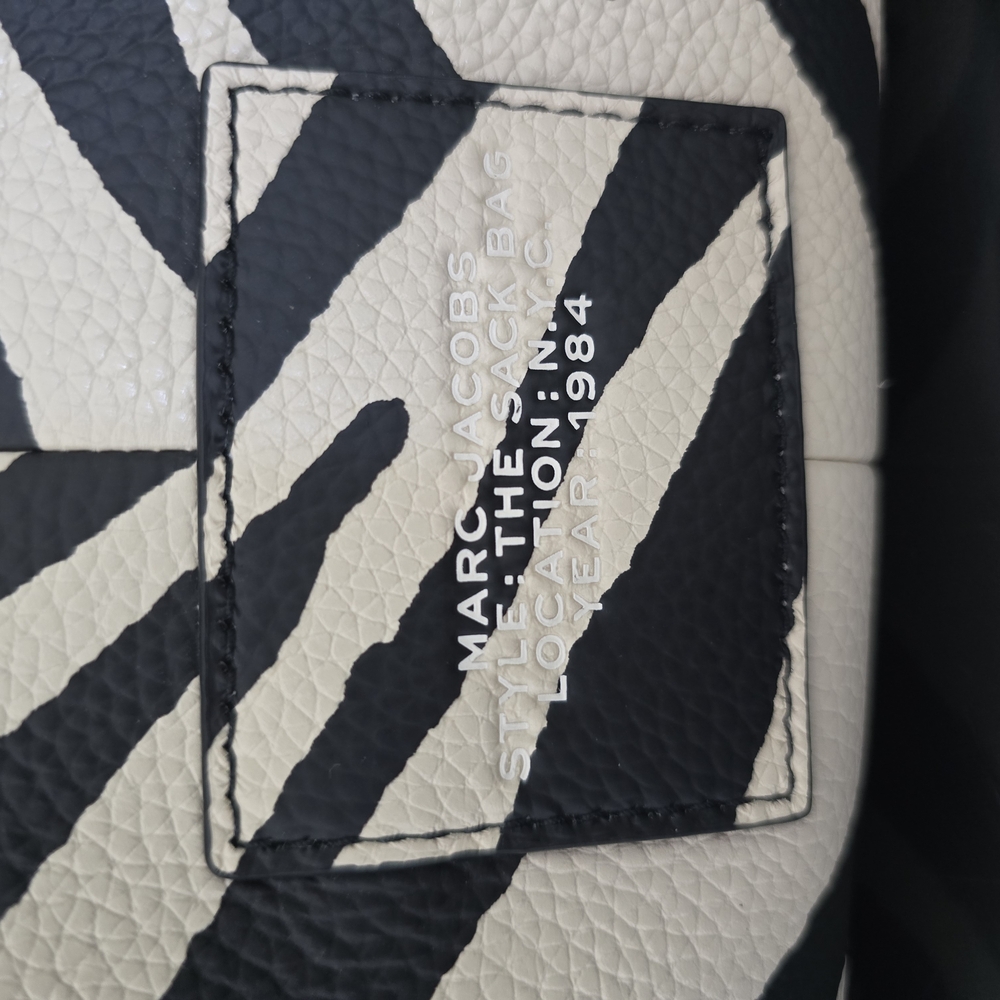 Marc Jacobs Zebra Print Sack Bag - Picture 5 of 14